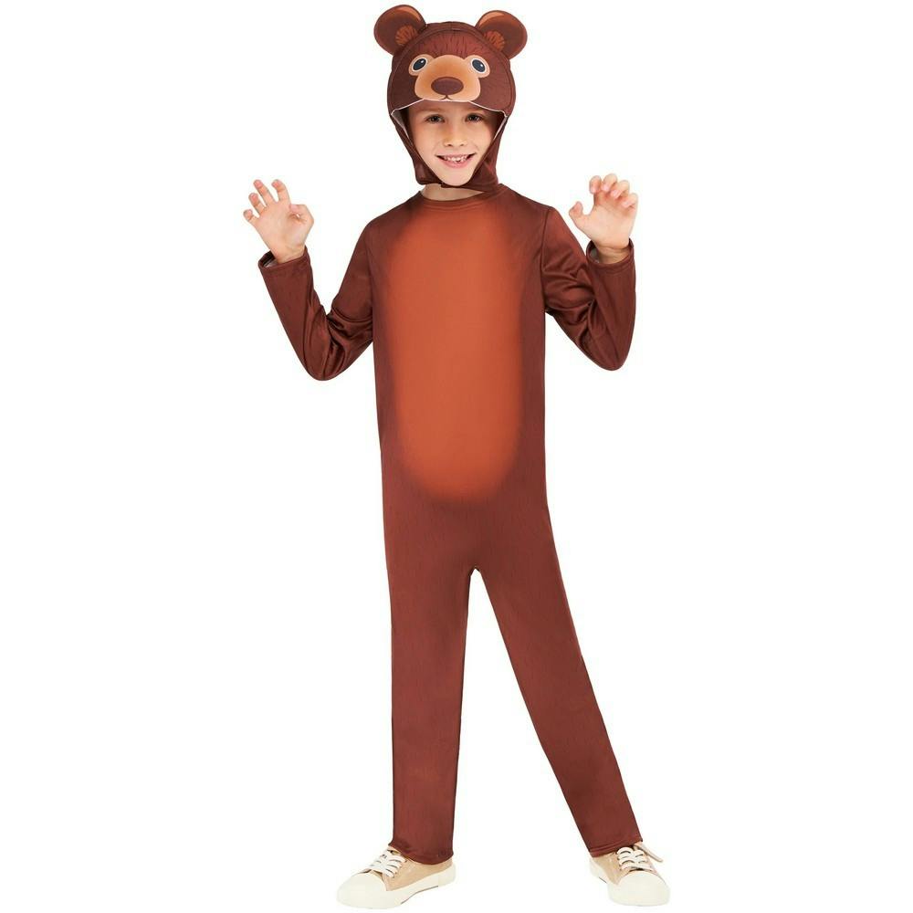 Bristol Novelty Brown Kids Storybook Bear Costume Set - 6-7 Years
