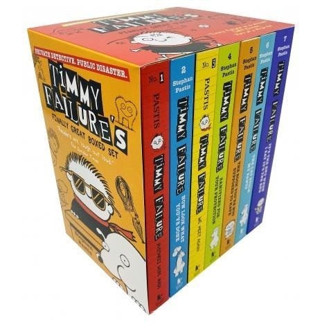 Walker Books Timmy Failures Finally Great Boxed Set Volume 1-7 Books Collection Series By Stephan Pastis