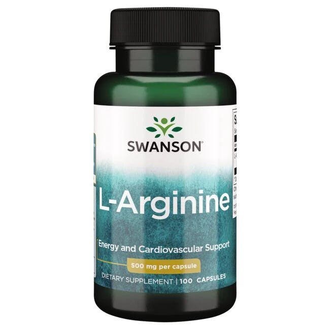 Swanson L-Arginine, 500Mg - 100 Caps - Image 7