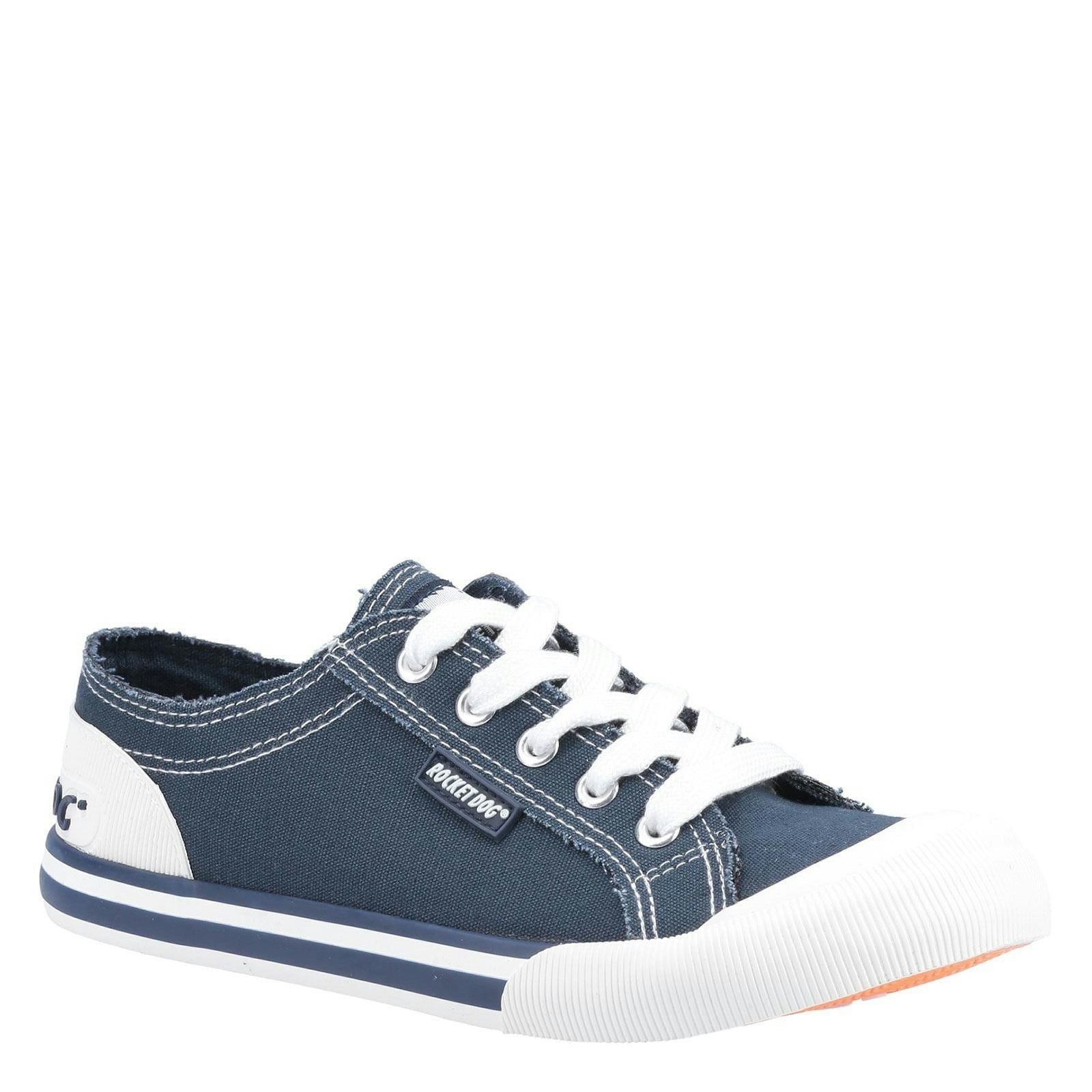 Rocket Dog Women's Jazzin Plimsoll Trainers - Navy - 3 Uk