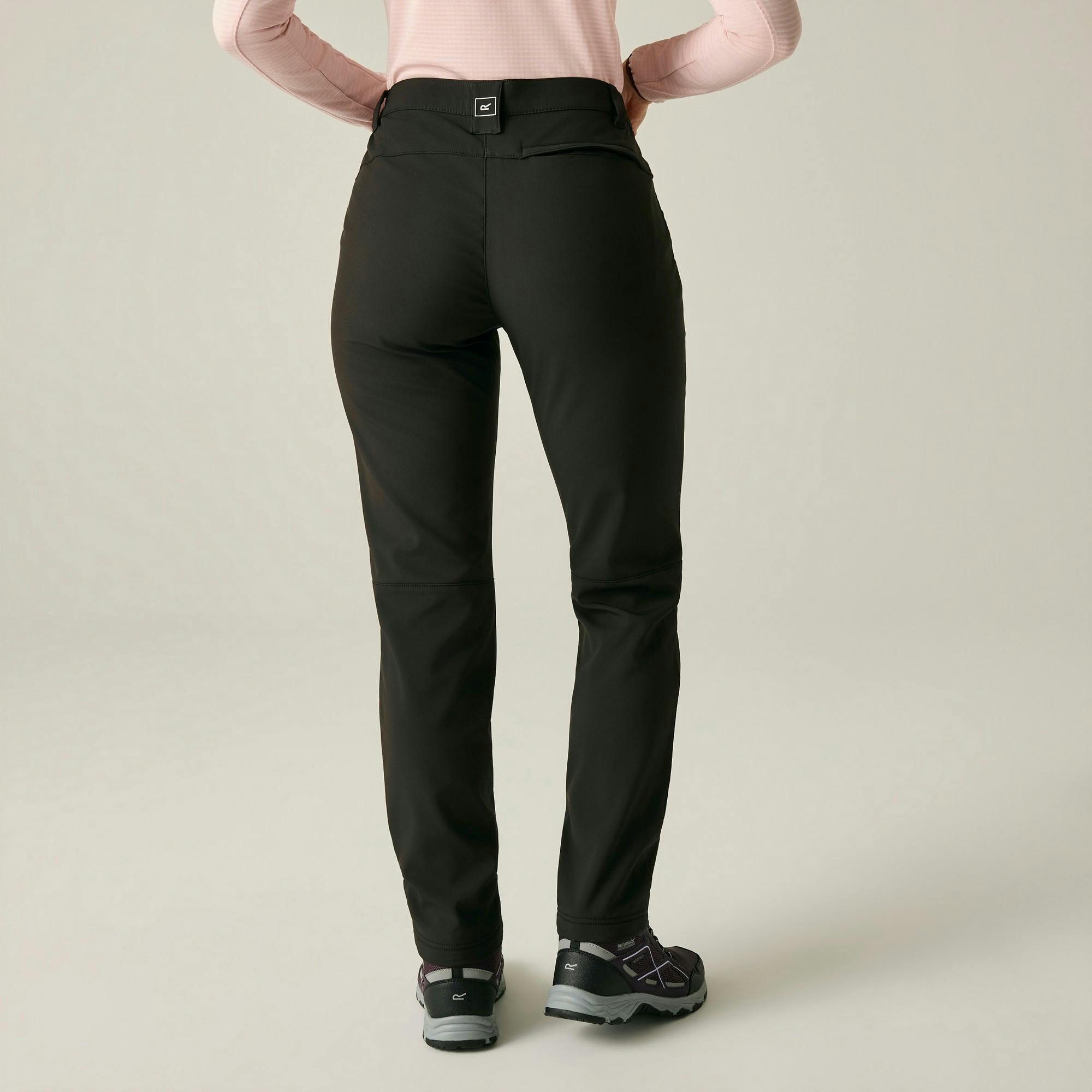 Regatta Women's Black Fenton Trousers - 10 Uk L - 66% Polyester/30% Recycled Polyester/4% Elastane