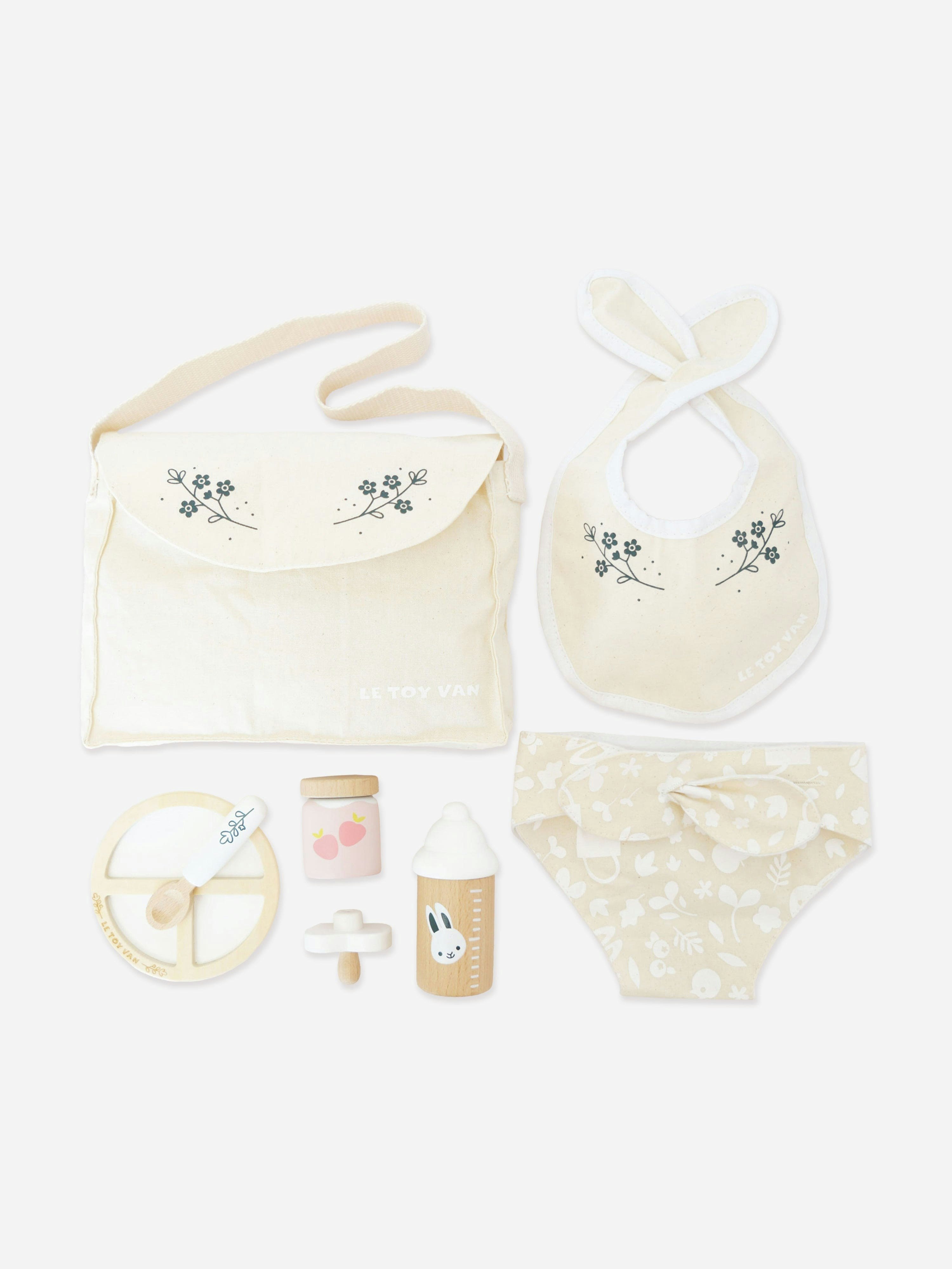 Le Toy Van Ivory Dolls Nursing Kit And Bag-8 Piece (30-35Cm) - One Size - Image 4