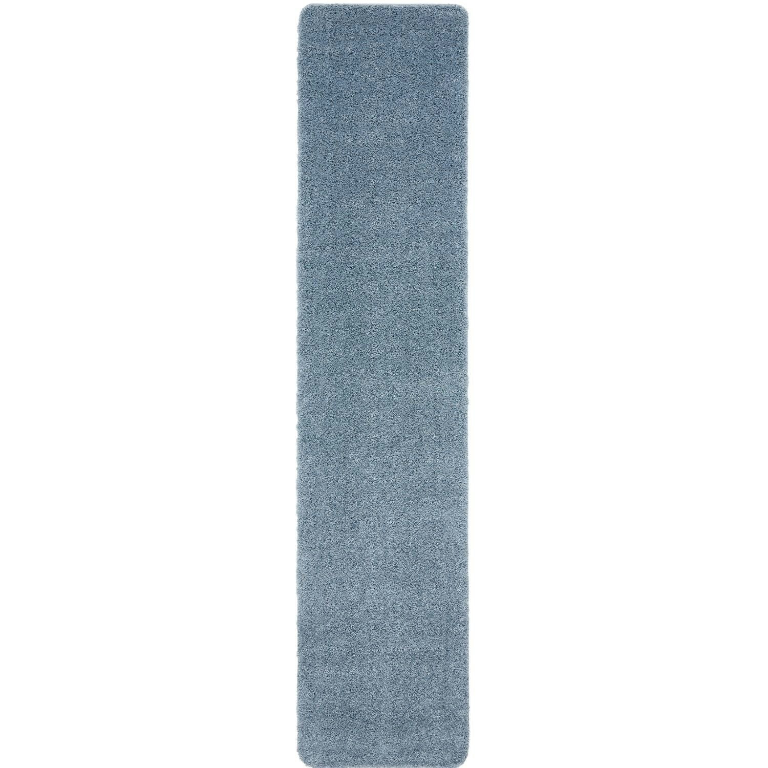The Rugs Blue Tufted Washable Rug – Colour - 67X300 Cm
