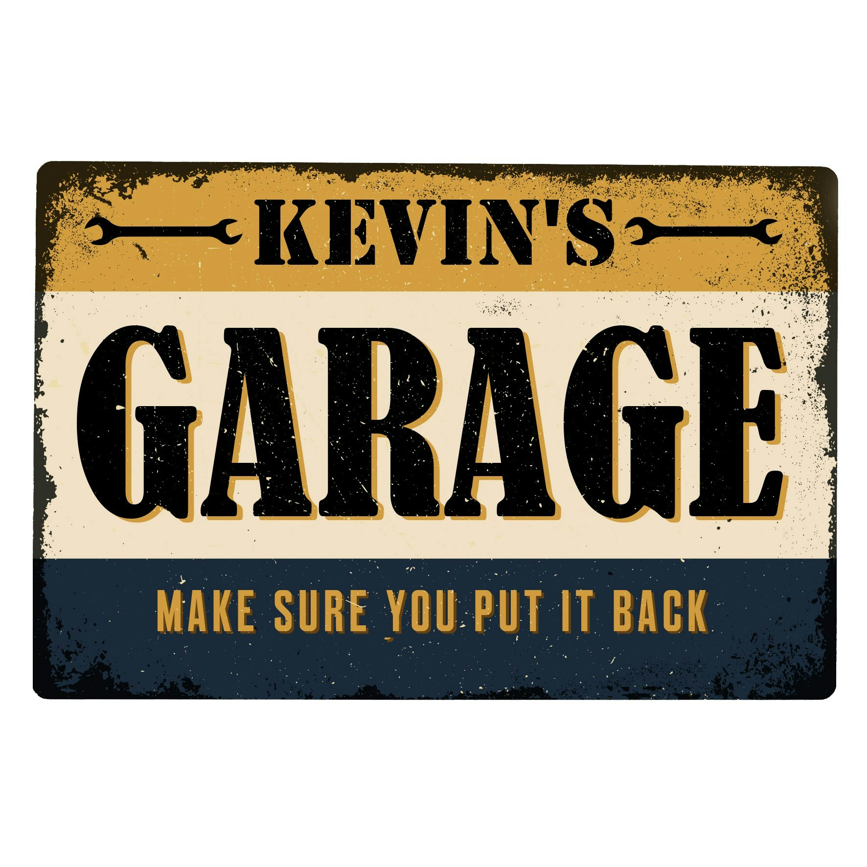 Personalised Memento Company Personalised Garage Metal Sign