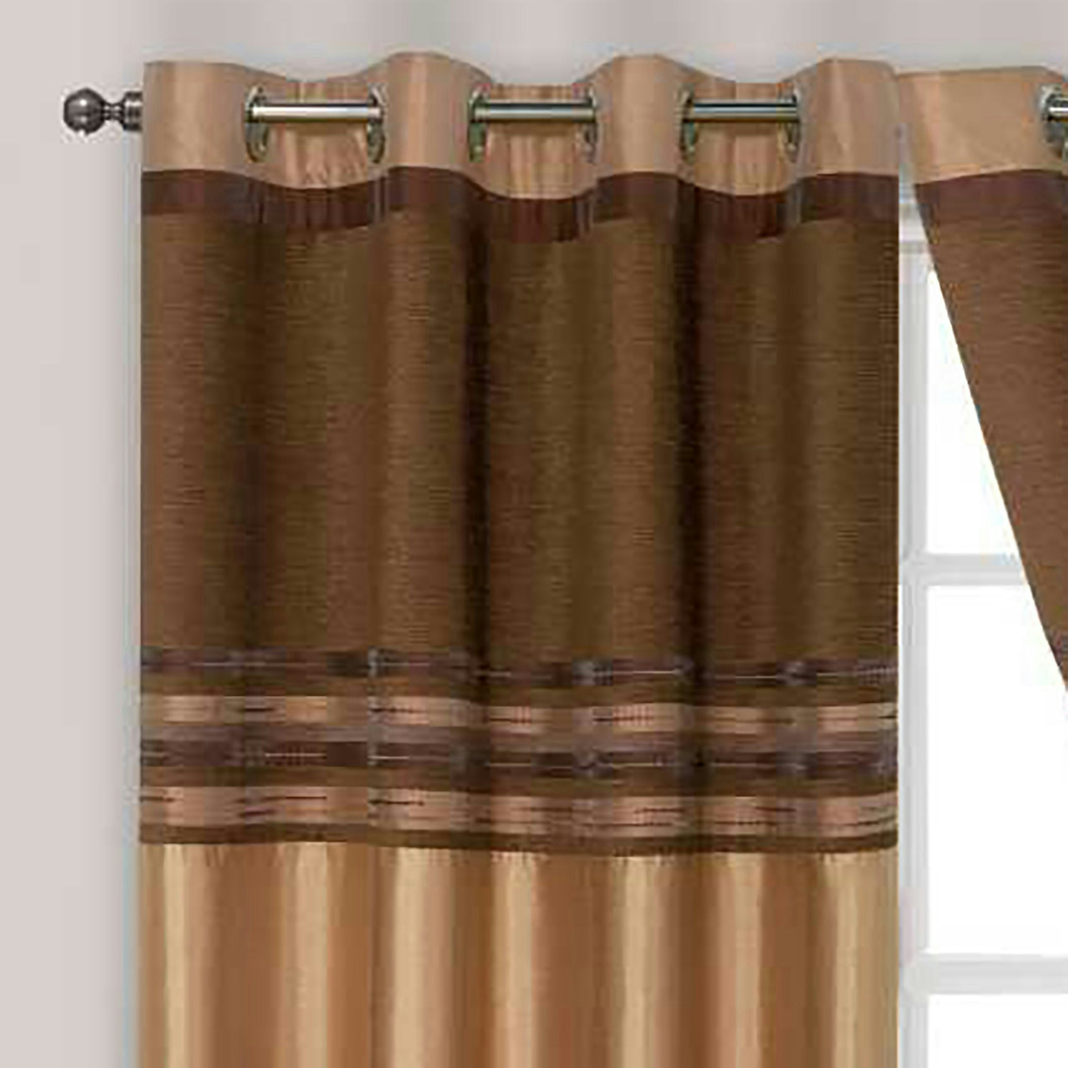 Rackhams Renatta Ready Made Eyelet Curtains - 168Cm X 183Cm - Latte