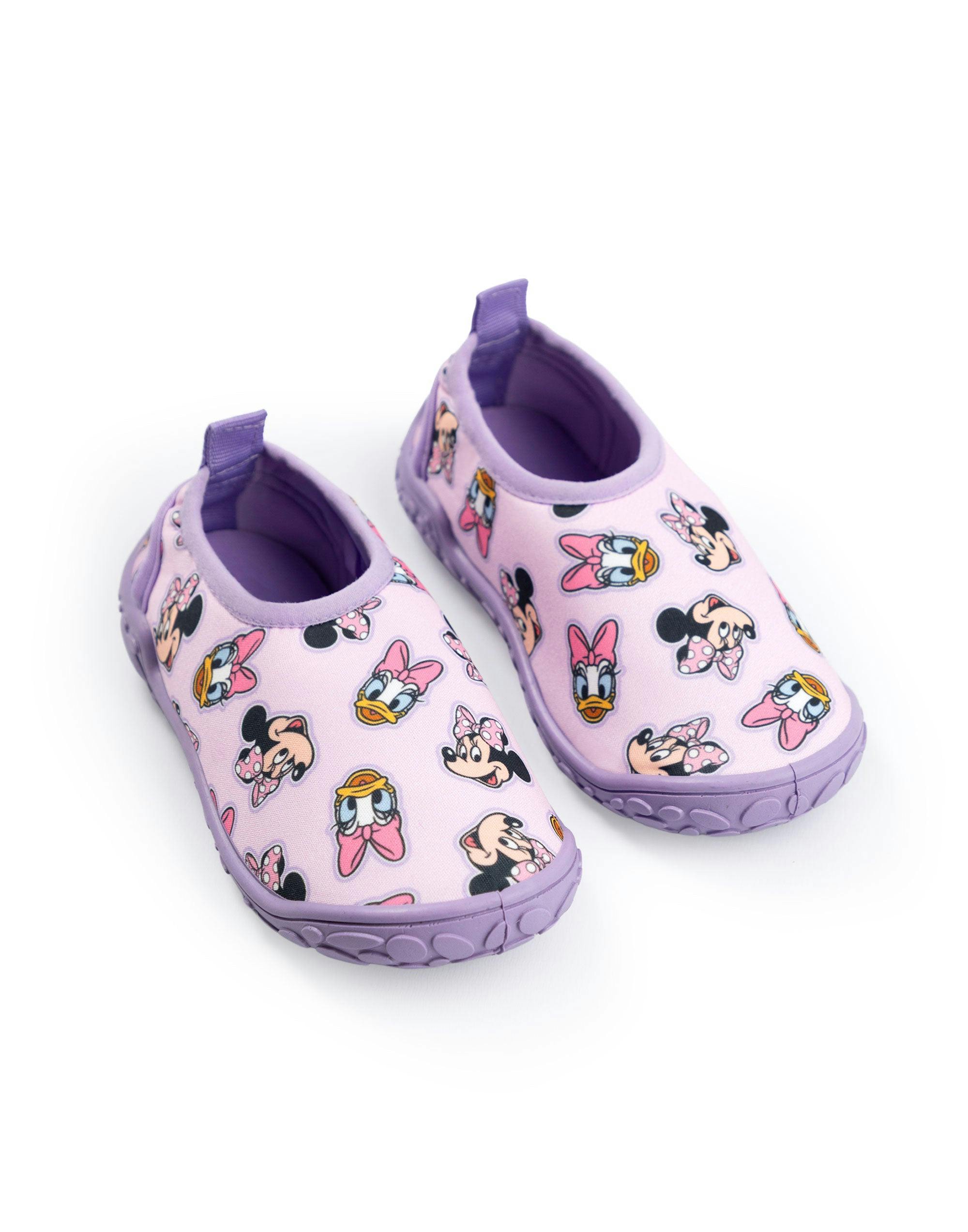 Vanilla Underground Girls Purple Disney Minnie Mouse Daisy Aqua Shoes - 9 Uk Child