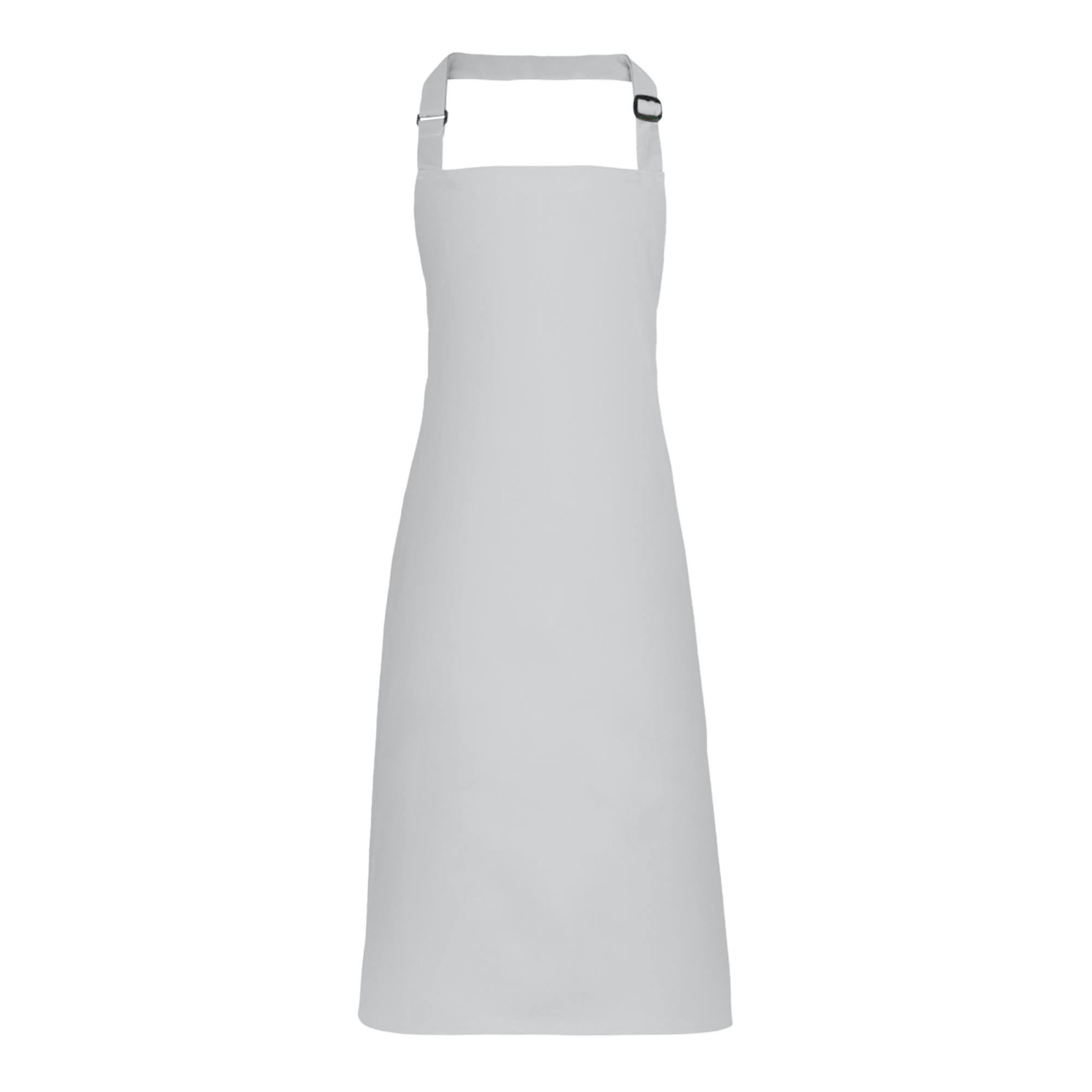 Premier Unisex Silver Colours Bib Apron Workwear Pack Of 2 In - Image 3