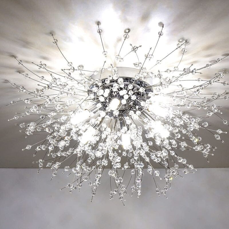 Rackhams Light 2 Style Sputnik Flush Mount Ceiling - Chrome