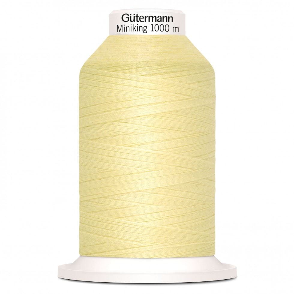 Gutermann Miniking Overlocker Thread 1000M Polyester Thread Suitable For Dressmaking - 325 - 1000 Metres