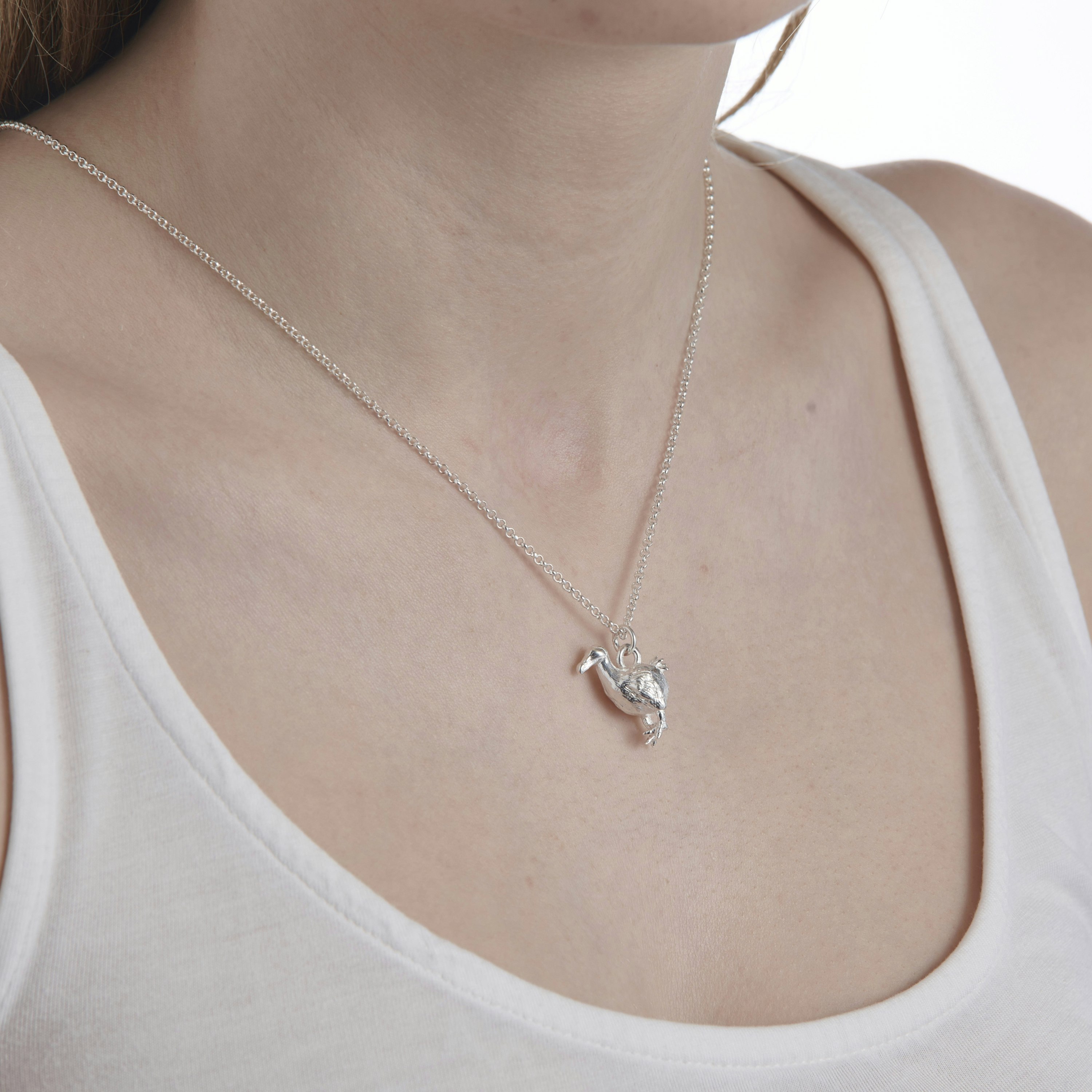 Mylee London Silver Dodo Necklace - Personalised - Yes