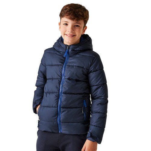Regatta Light Kids Thermal Jacket - Tra542 - Navy/New Royal - 11-12 Years