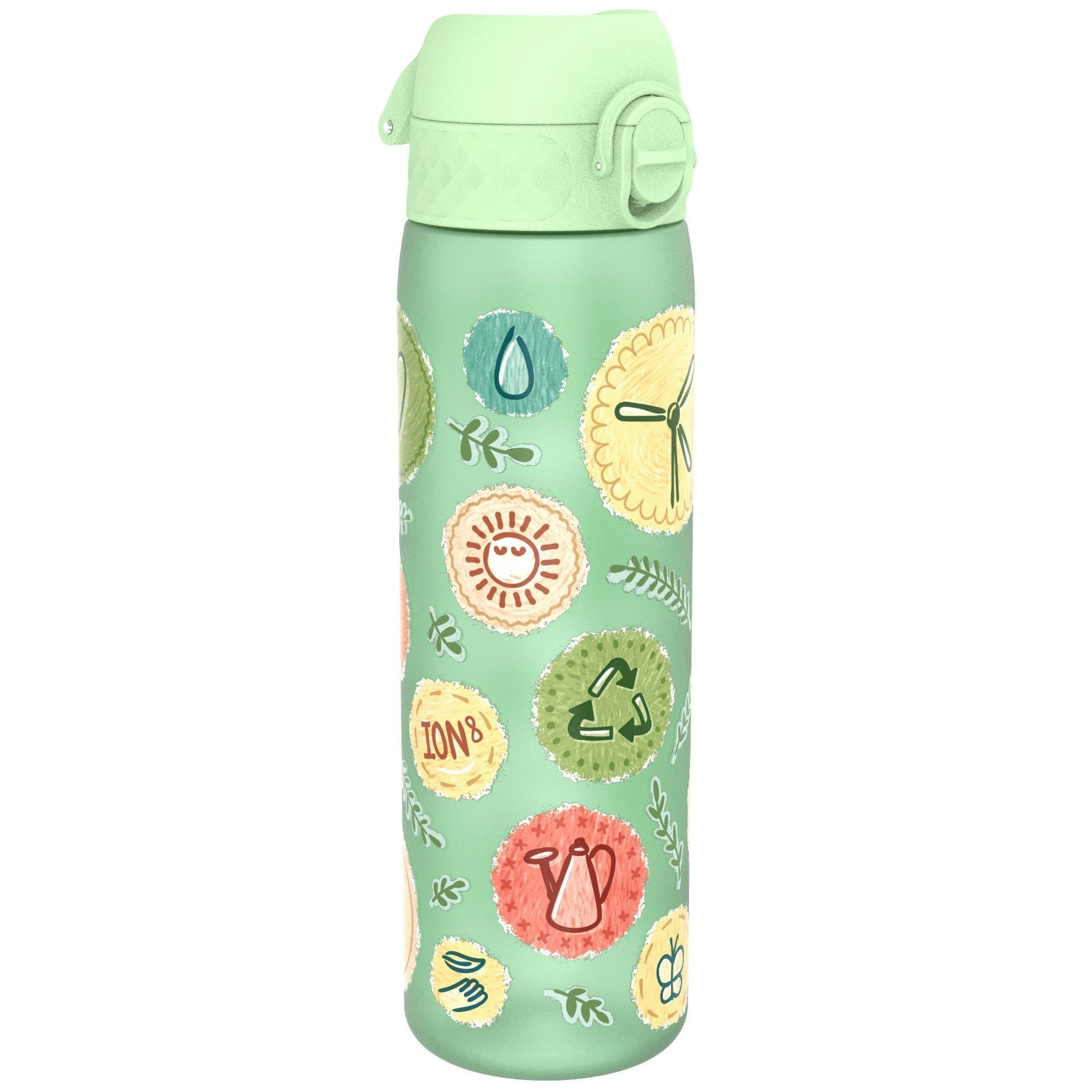 ION8 Leak Proof Slim Water Bottle, Recyclon, Eco, 500ml (18oz) - Image 3