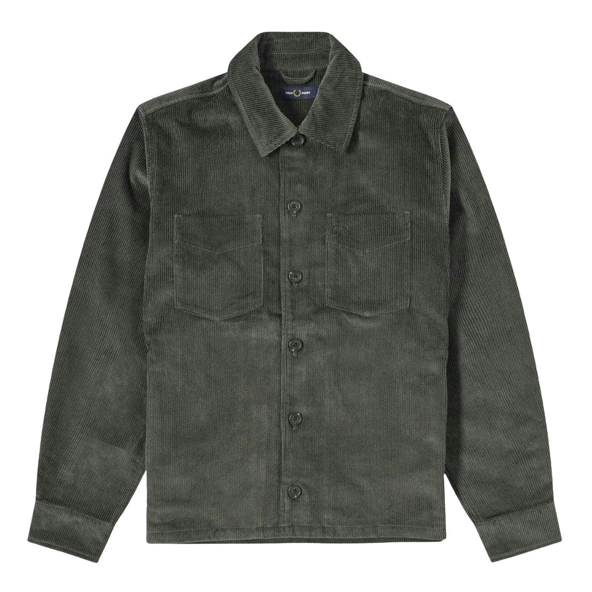 Fred Perry Men's Corduroy Overshirt - Field - Xs - Field - 100% Cotton