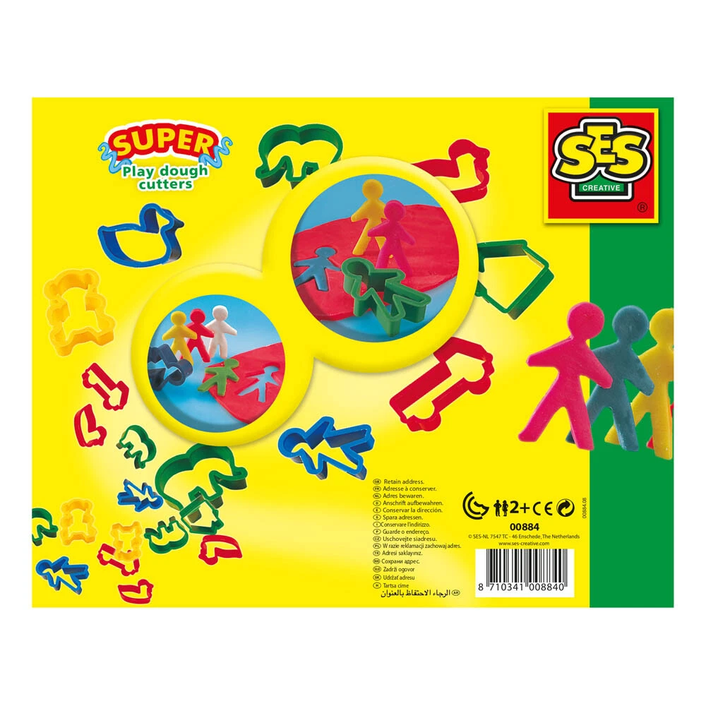 Ses Creative Unisex Multicolor Dough Cutters 12 Pieces | Size: 1 Pack - Image 3