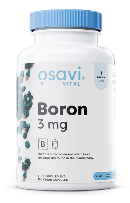 Osavi Boron 3 mg – 120 Vegan Capsules | Essential Trace Mineral for Bone Health & Hormonal Balance | Supports Metabolism | Clean Label | Vegan–Friendly - Image 7