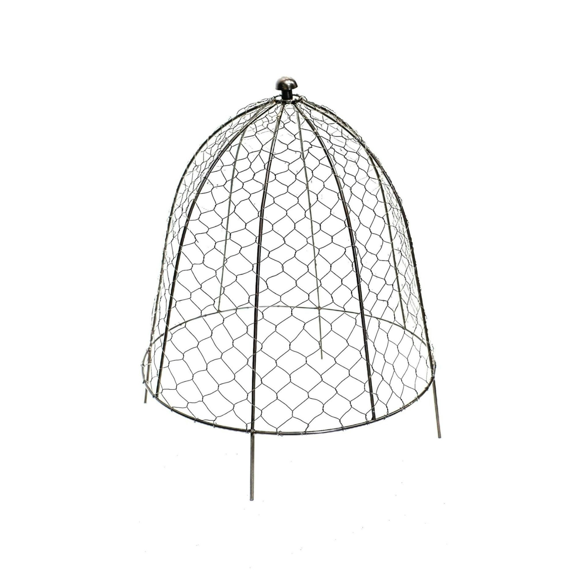 Rackhams Light/Brown Outdoor Wire Netted Plant Protector - Zinc - Large