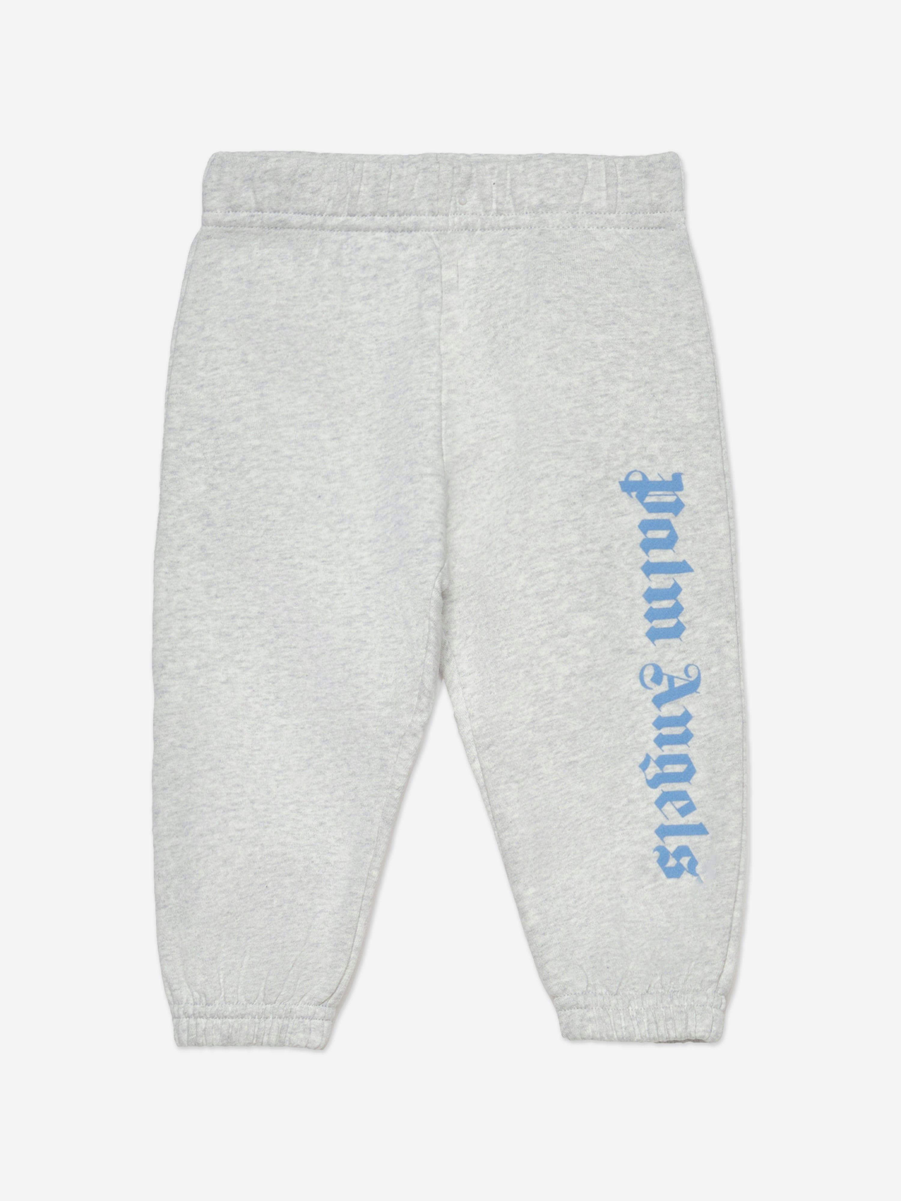 Palm Angels Men's Grey Baby Boys Overlogo Joggers In - 36 Mths