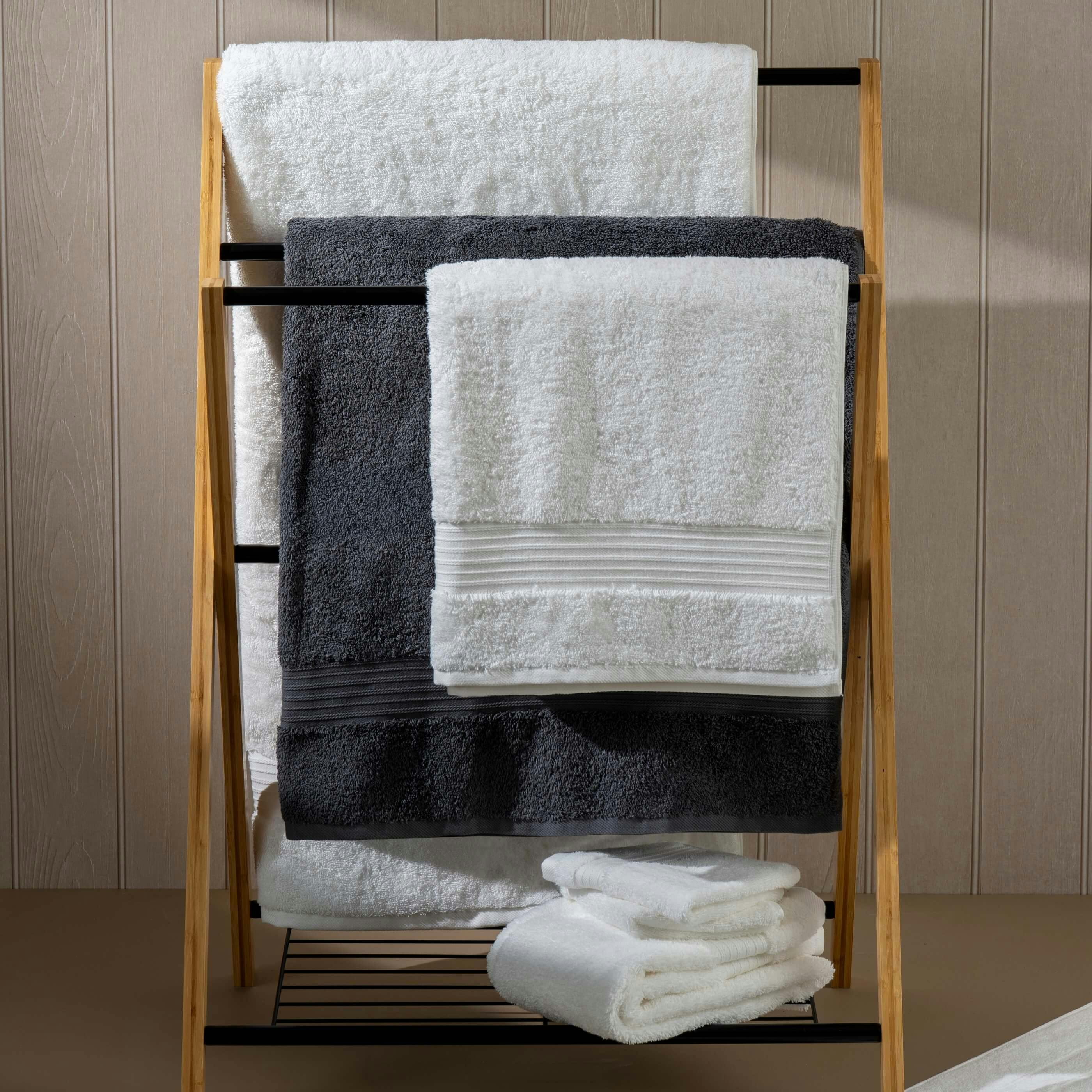 Rackhams Green Smoke Egyptian Cotton Bath Sheet - Single - Bath Sheet