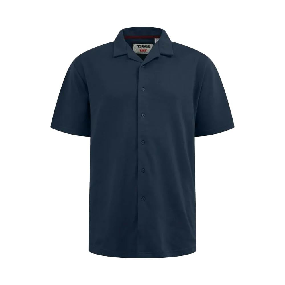 Duke Men's Connor D555 Stretch Kingsize Shirt - Navy - 3XL - Navy - 100% Mixed