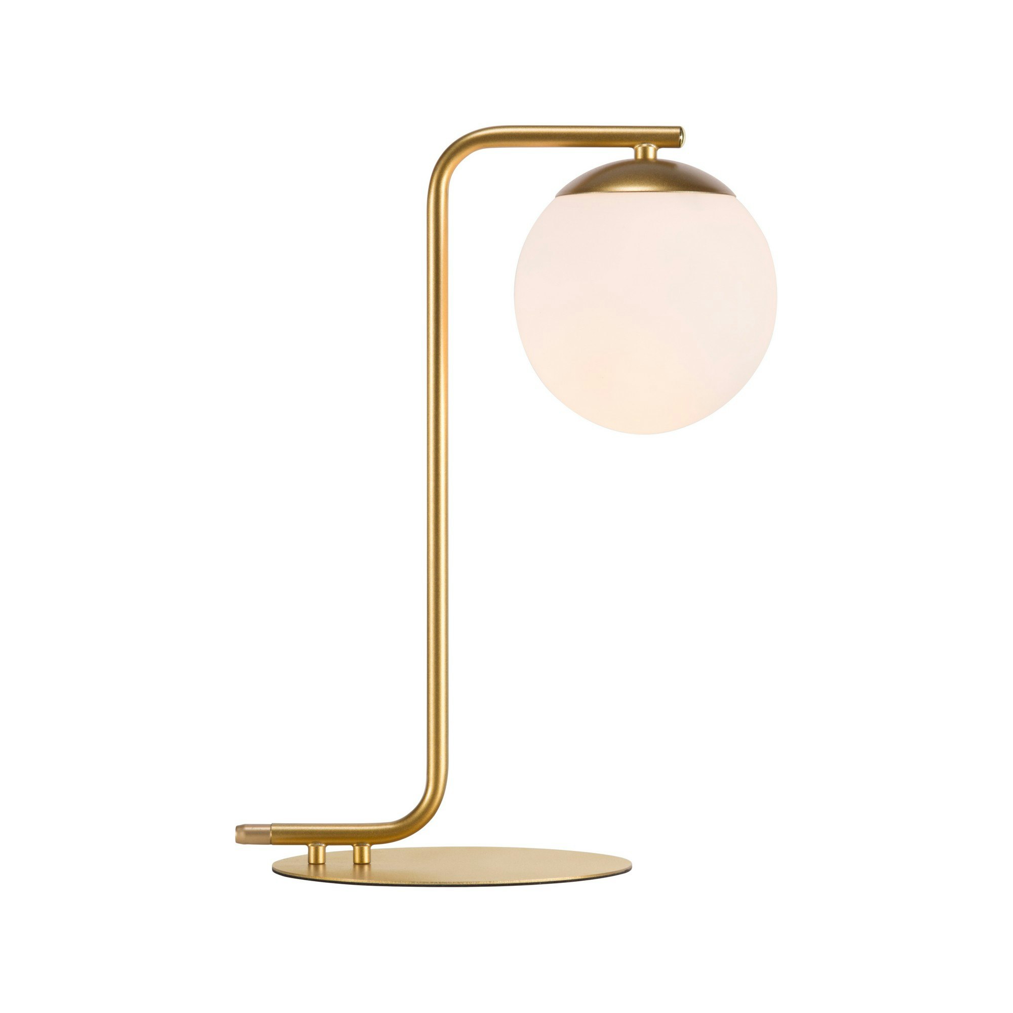 Rackhams White/Light Grant | Table Lamp | Brass - 1