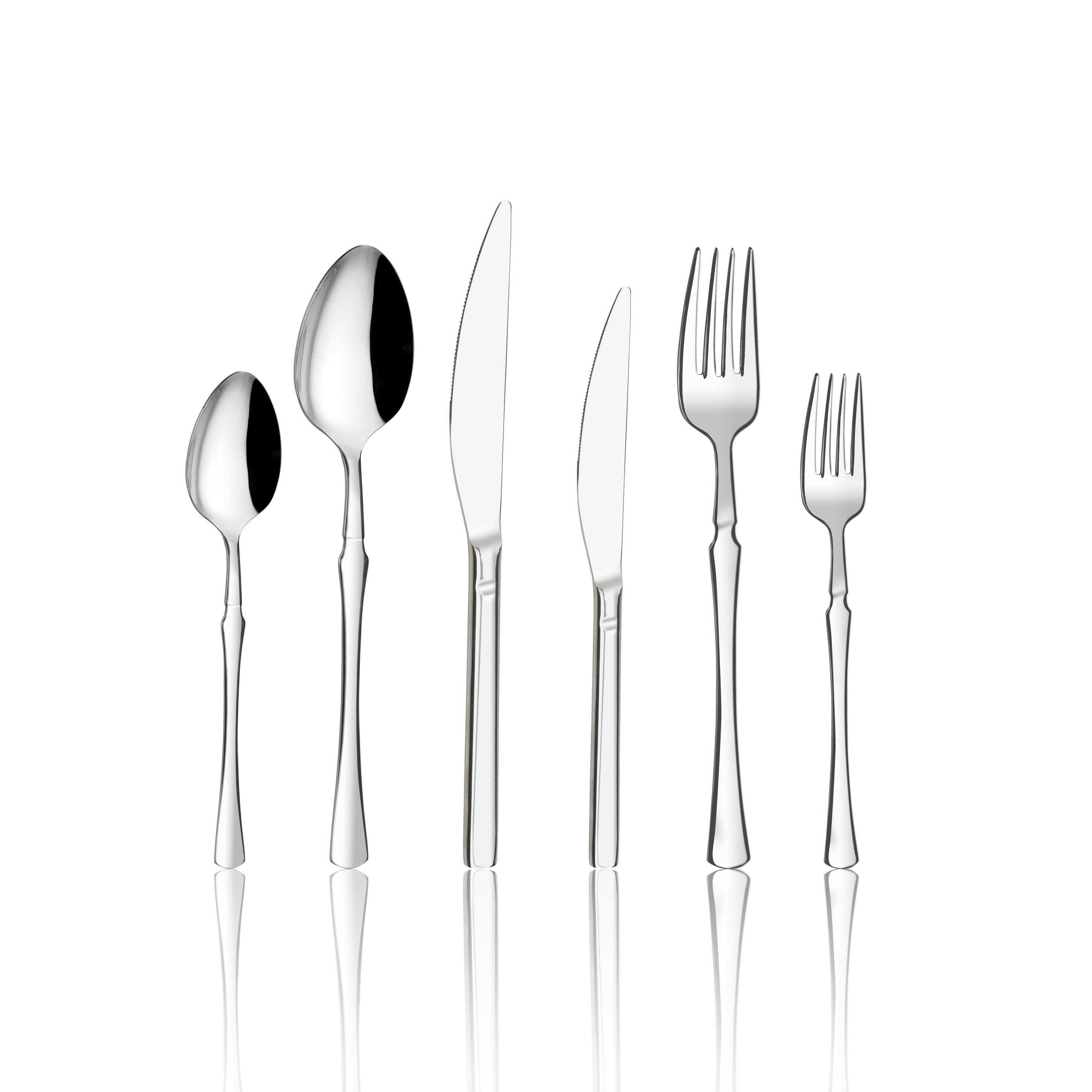Rackhams Kardelen Collection 24-Piece Cutlery Set (For 4 People)