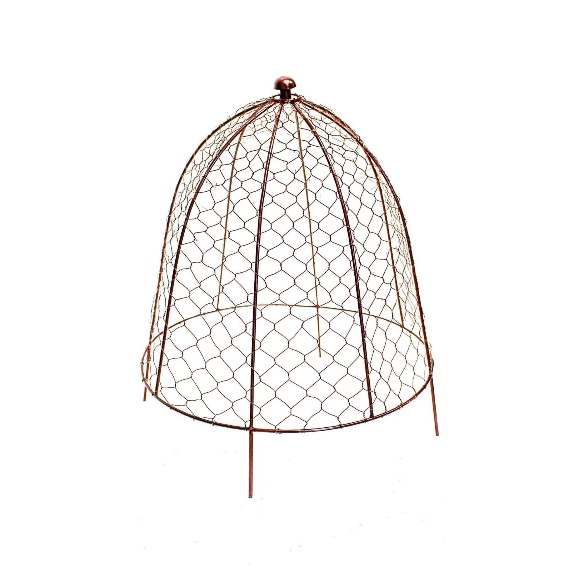 Ivyline Brown Outdoor Wire Netted Plant Protector - Medium