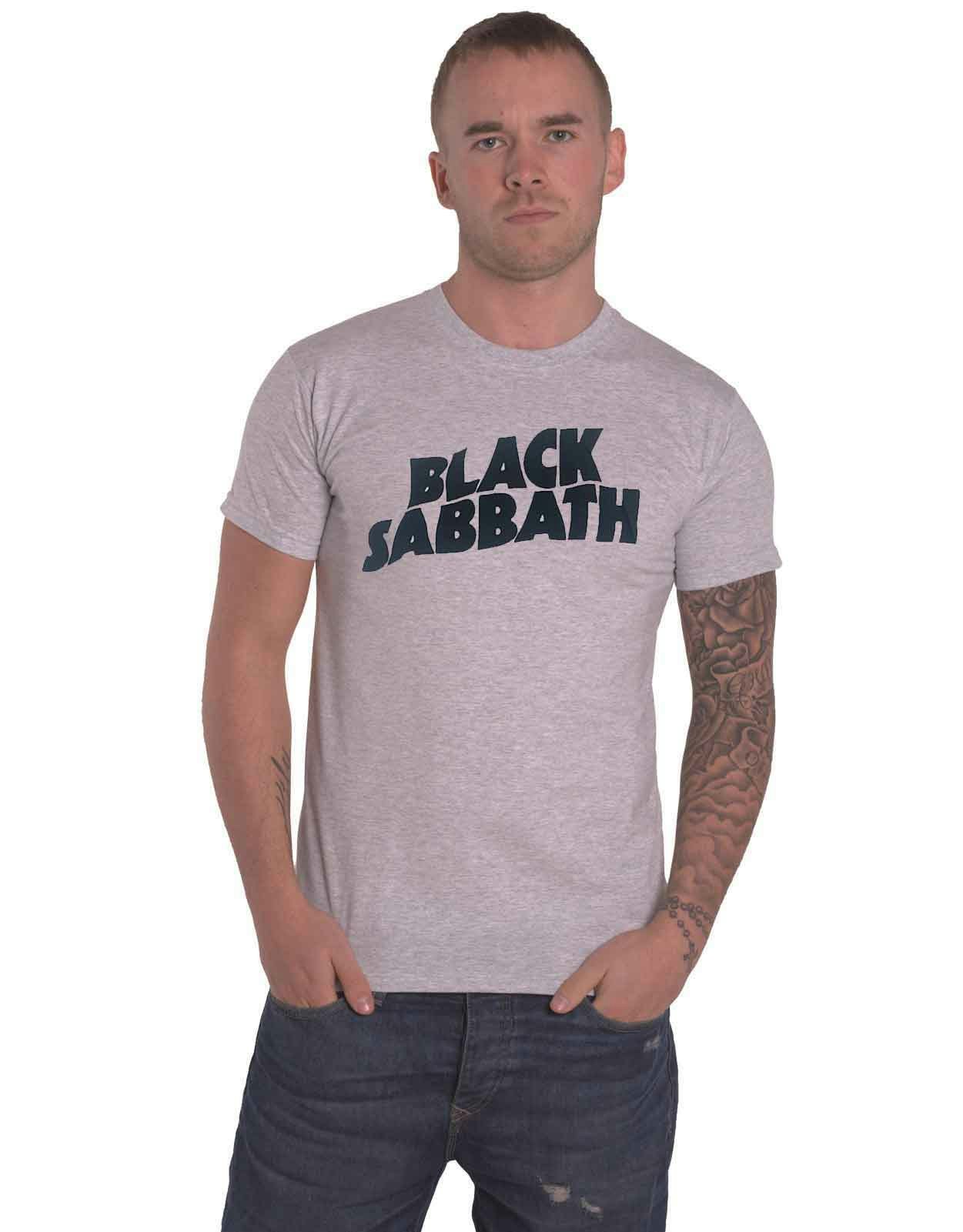 Paradiso Clothing Unisex Black Sabbath Classic Wavy Band Logo T Shirt - Xxl