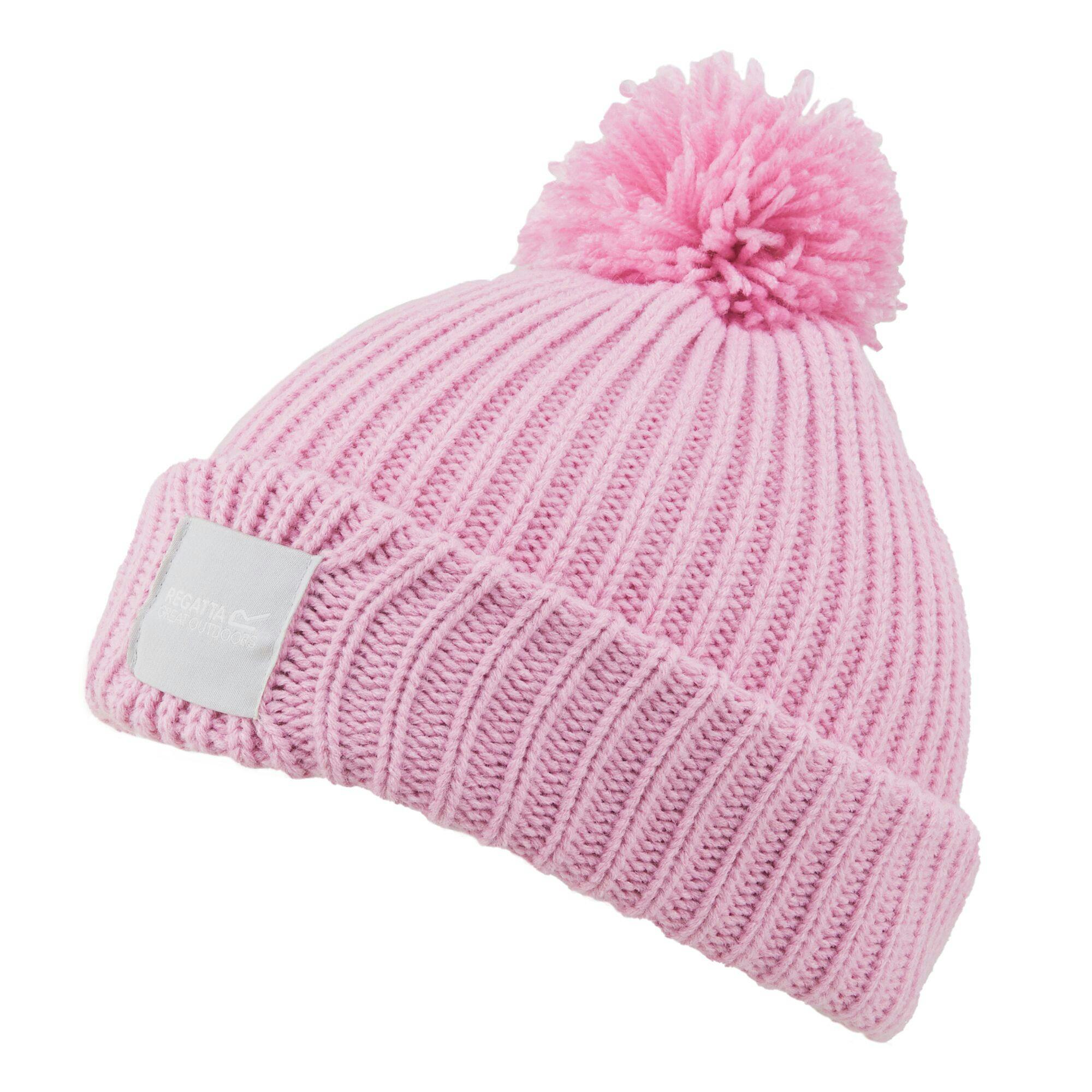 Regatta Pink Childrens/Kids Connora Beanie - Mist - One Size - Mist - 100% Acrylic