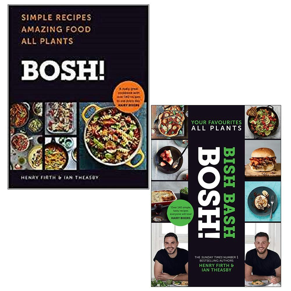 Hq Bosh 2 Books Collection Set - Bosh!: Simple Recipes Amazing Food, Bish Bash Bosh