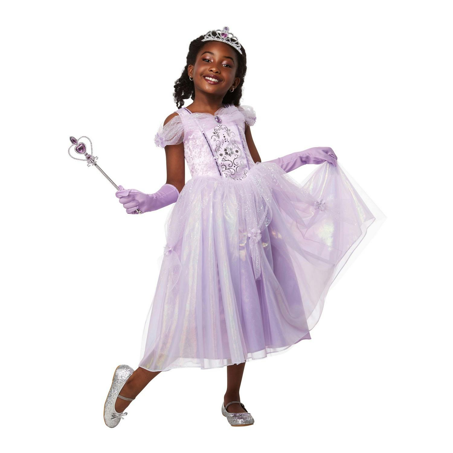 Bristol Novelty Girls Purple Princess Costume - 5-6 Years