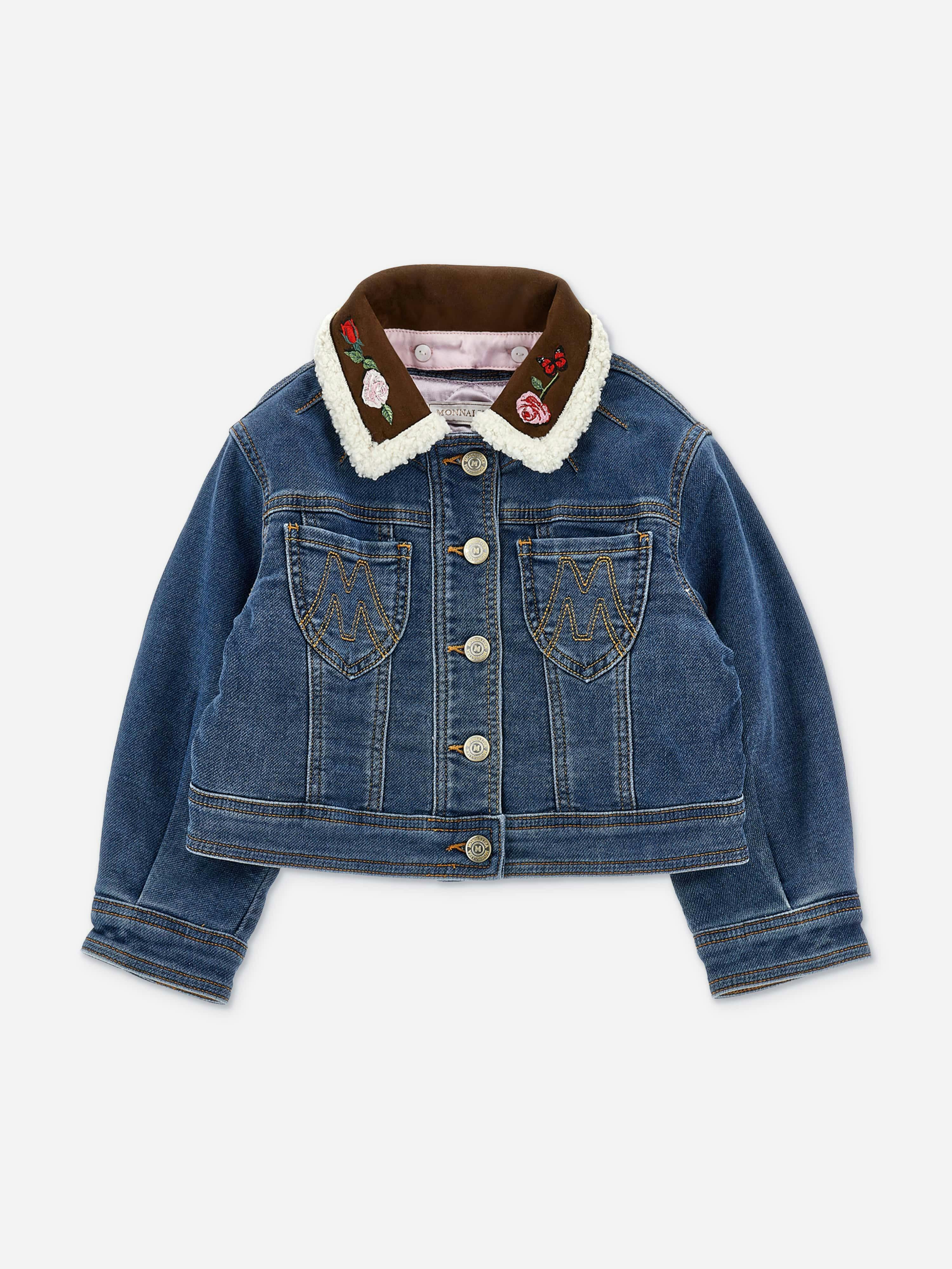 Monnalisa Girls Blue Disney Toy Story Jessie Denim Jacket In - 10 Yrs