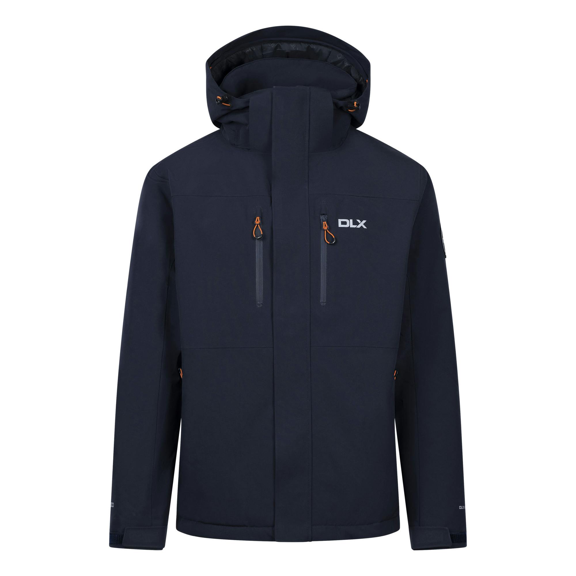 Trespass Men's Dark Oswarm Waterproof Jacket - Flint - L - Flint - 100% Polyamide