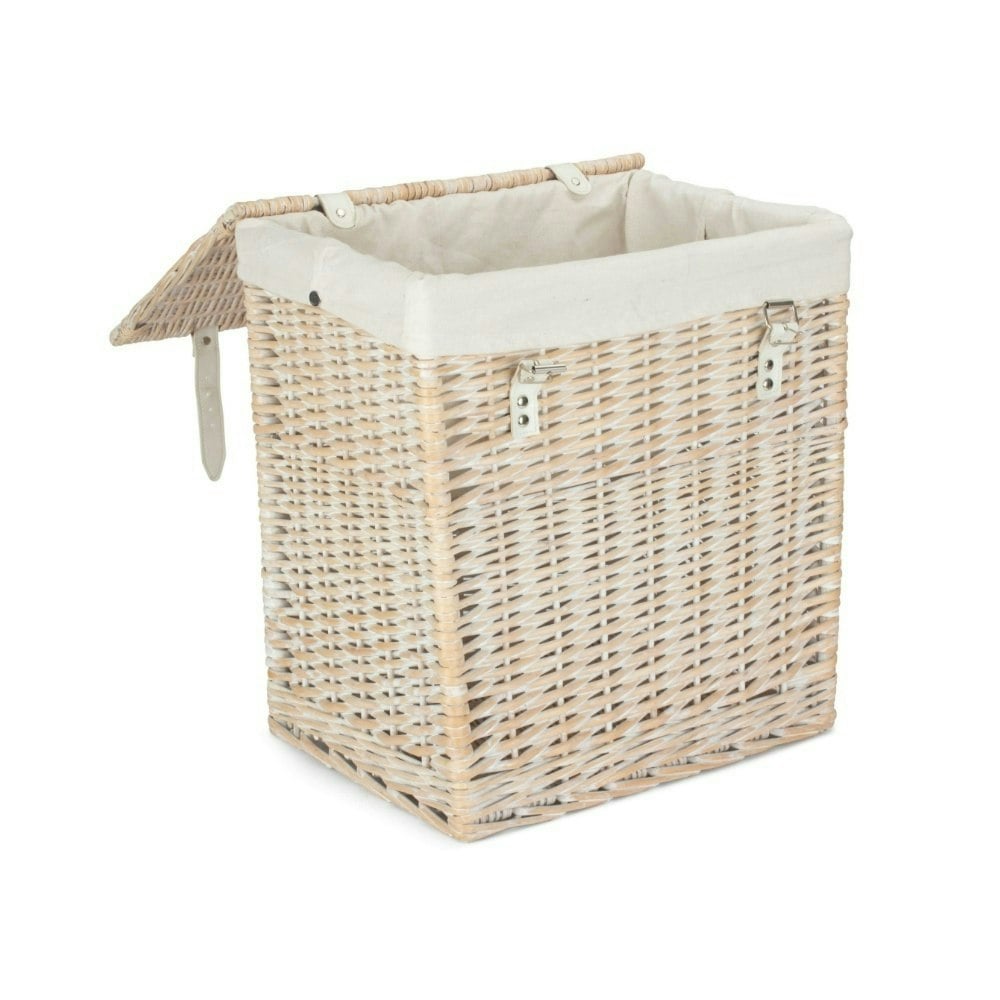 Rackhams White Small Boutique Wash Storage Laundry With Lining