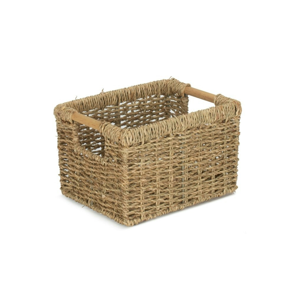 Red Hamper Nordic Seagrass Storage Basket - Small