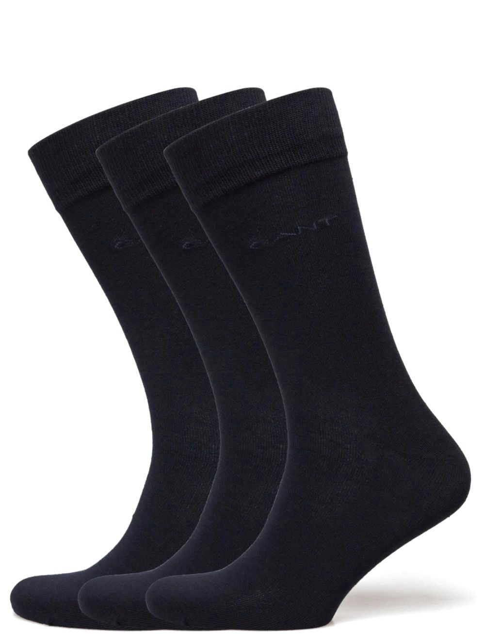 Gant 3-Pack Soft Cotton Socks, Navy - Eur 43-45