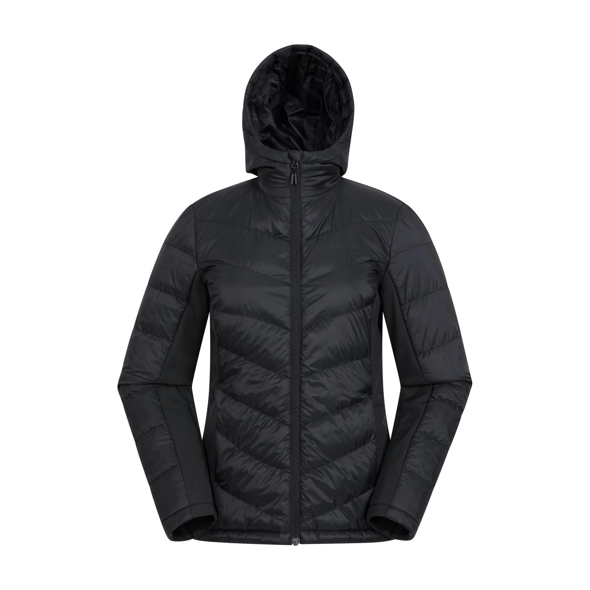 Mountain Warehouse Women's Black Turbine Padded Soft Shell Jacket - Jet - 20 Uk - Jet - 96% Polyester/4% Elastane