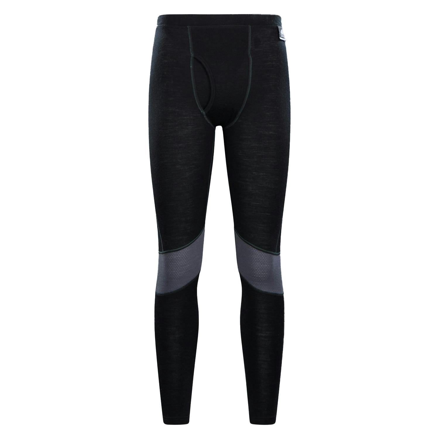 Mountain Warehouse Men's Black Ultra Merino Wool Thermal Bottoms - 3XL - 100% Merino Wool