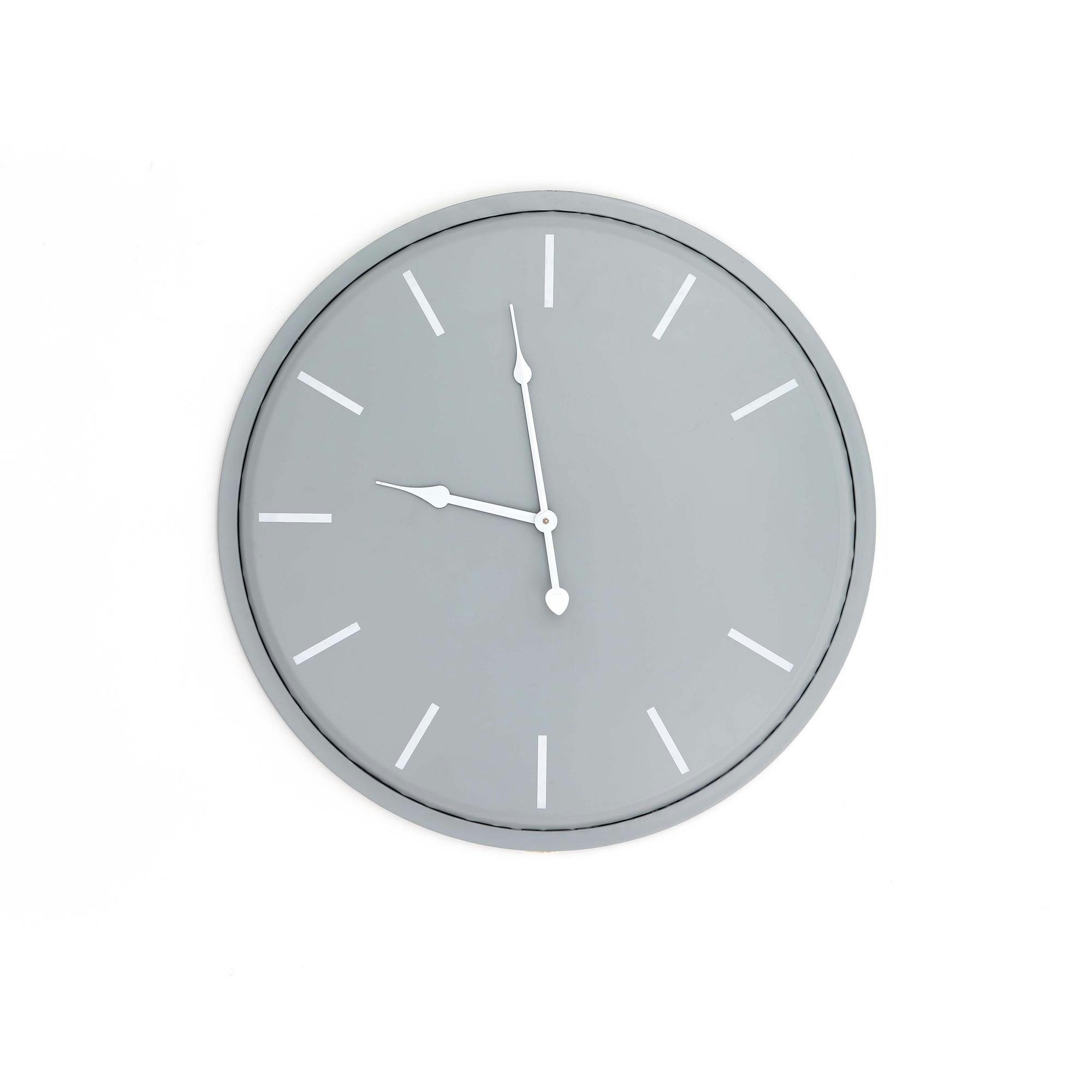 Hill Interiors Grey Karlsson Wall Clock - 4Cm X 49Cm - 100% Mixed