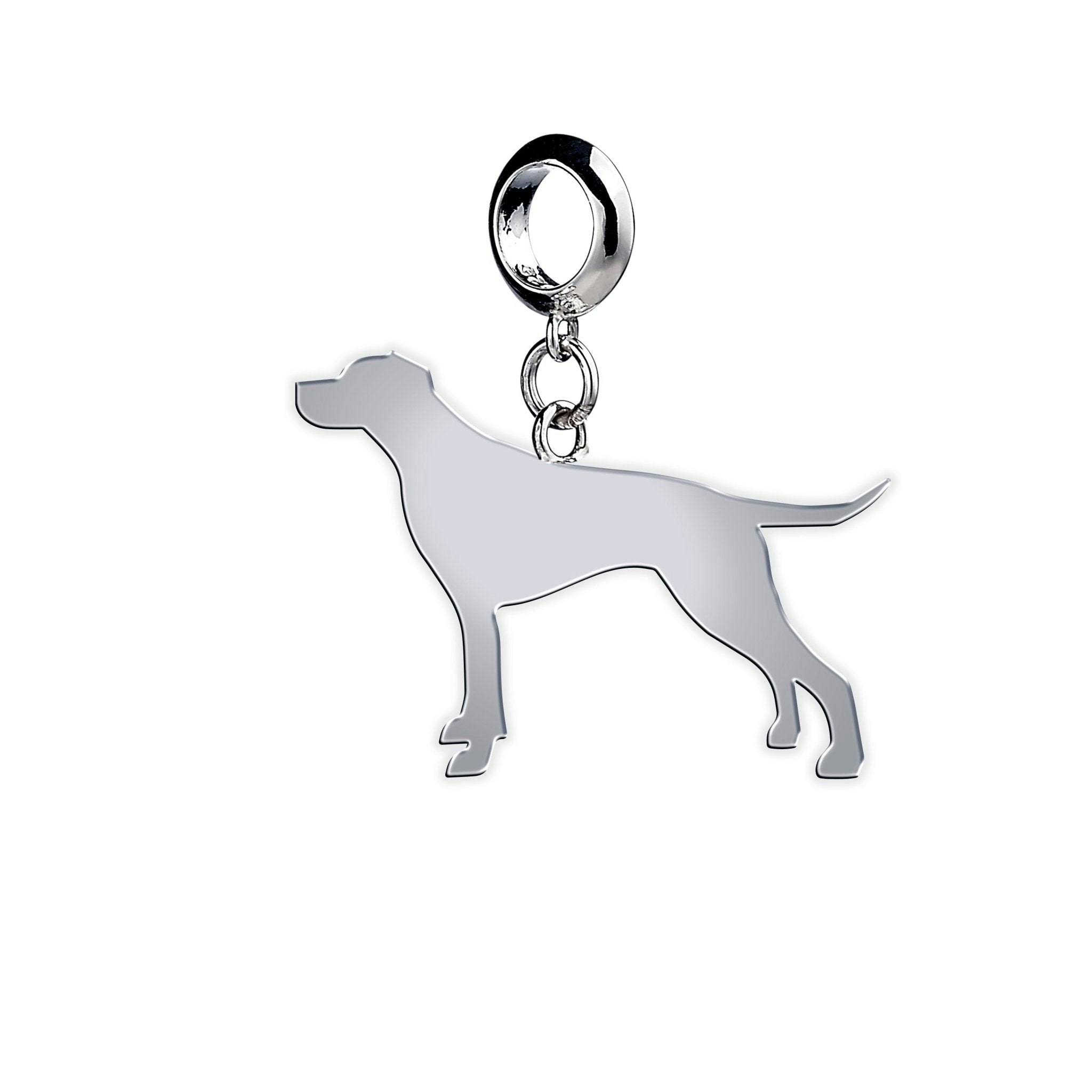 Mylee London Silver English Pointer Silhouette Charm - Yes - Slider Charm