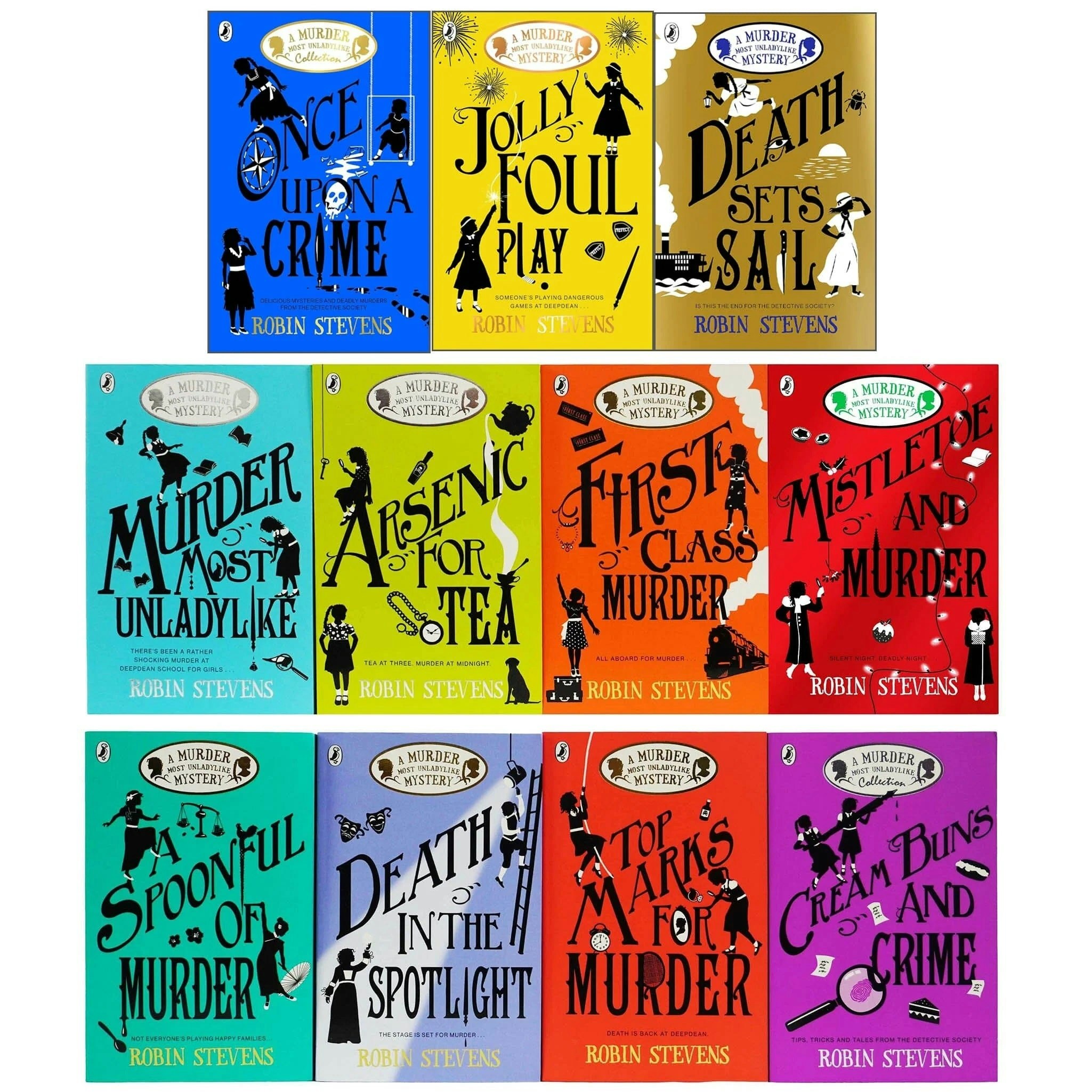 Puffin Cream Robin Stevens A Murder Most Unladylike Mystery Collection 11 Books Set