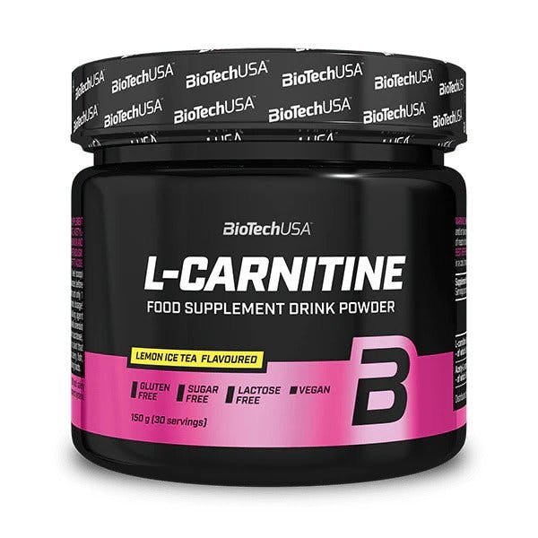 BioTechUSA L-Carnitine Drink Powder, Lemon Ice Tea - 150 grams - Image 6