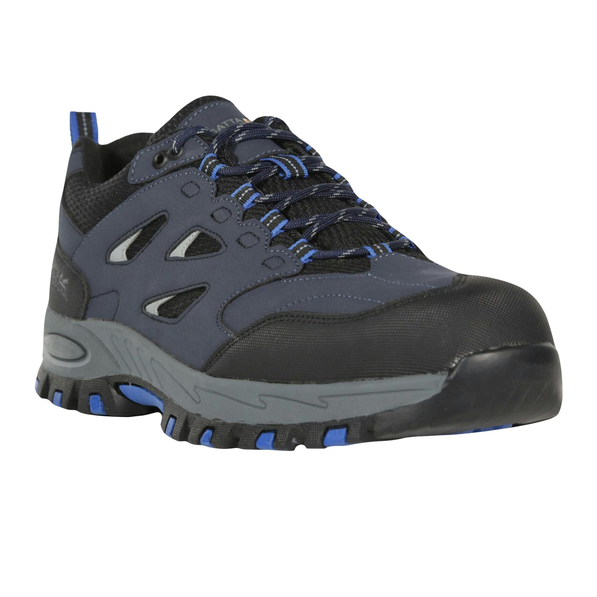 Regatta Men's Blue Mudstone Safety Trainers - Navy/Oxford - 7 Uk - Navy/Oxford