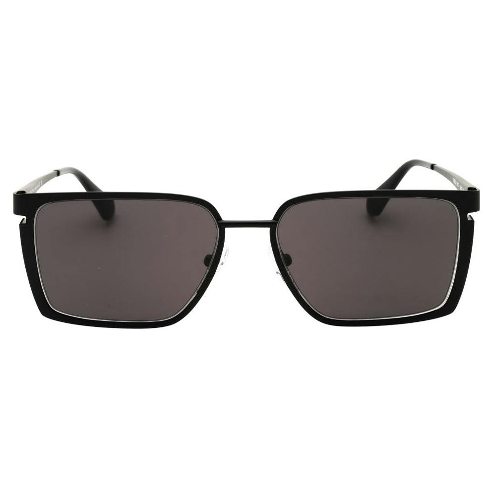 Off-White Men's White/Black Off- Off Yoder Sunglasses - Black/Dark Grey - One Size - 100% Mixed
