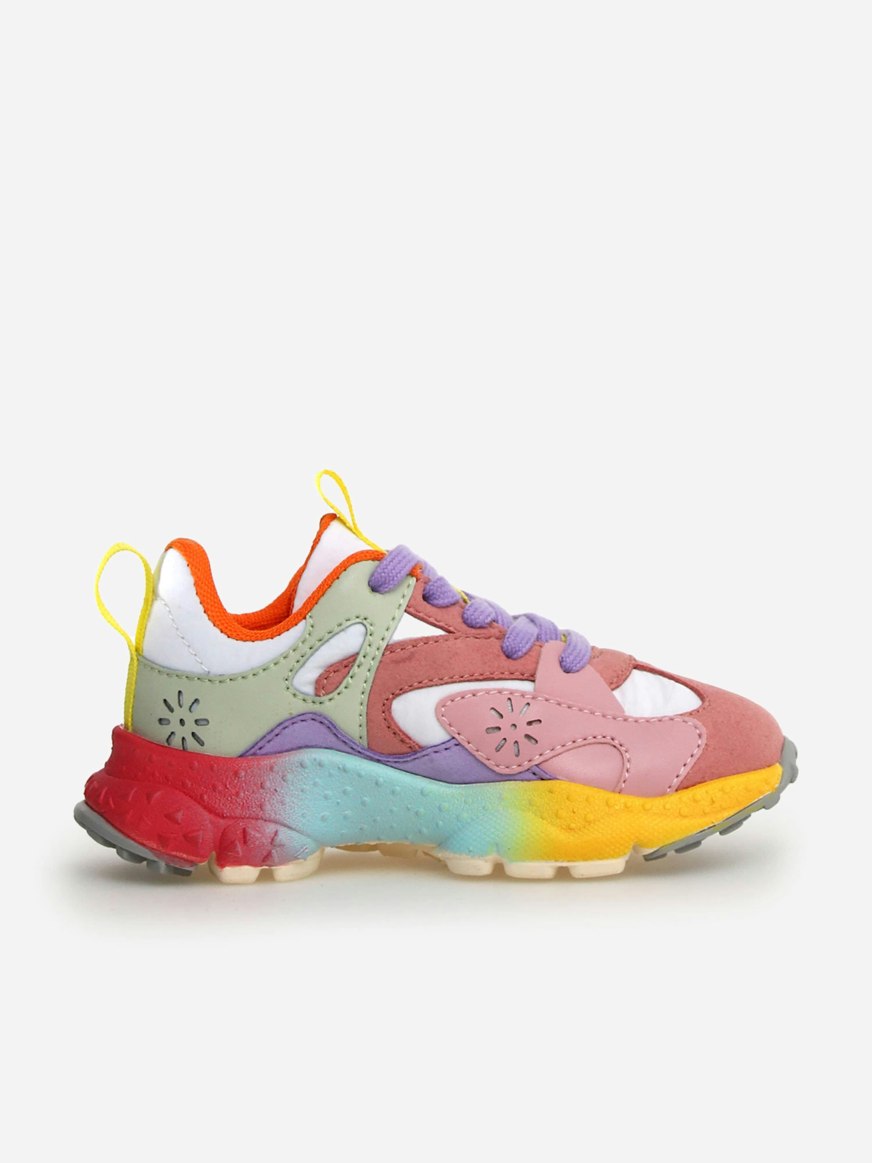 Flower Mountain Boys Kids Saburo Trainers In Multicolour - Multicoloured - Eu 35