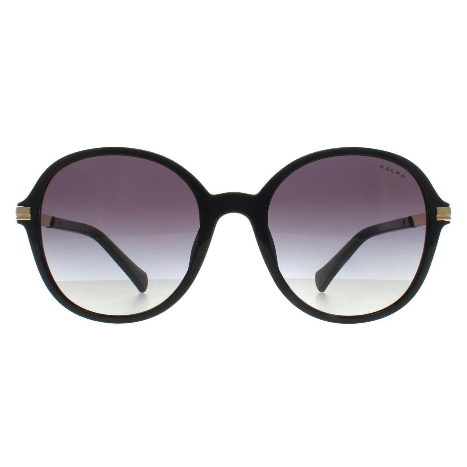 Ralph By Ralph Lauren Women's Black Ra5297u Shiny Sunglasses