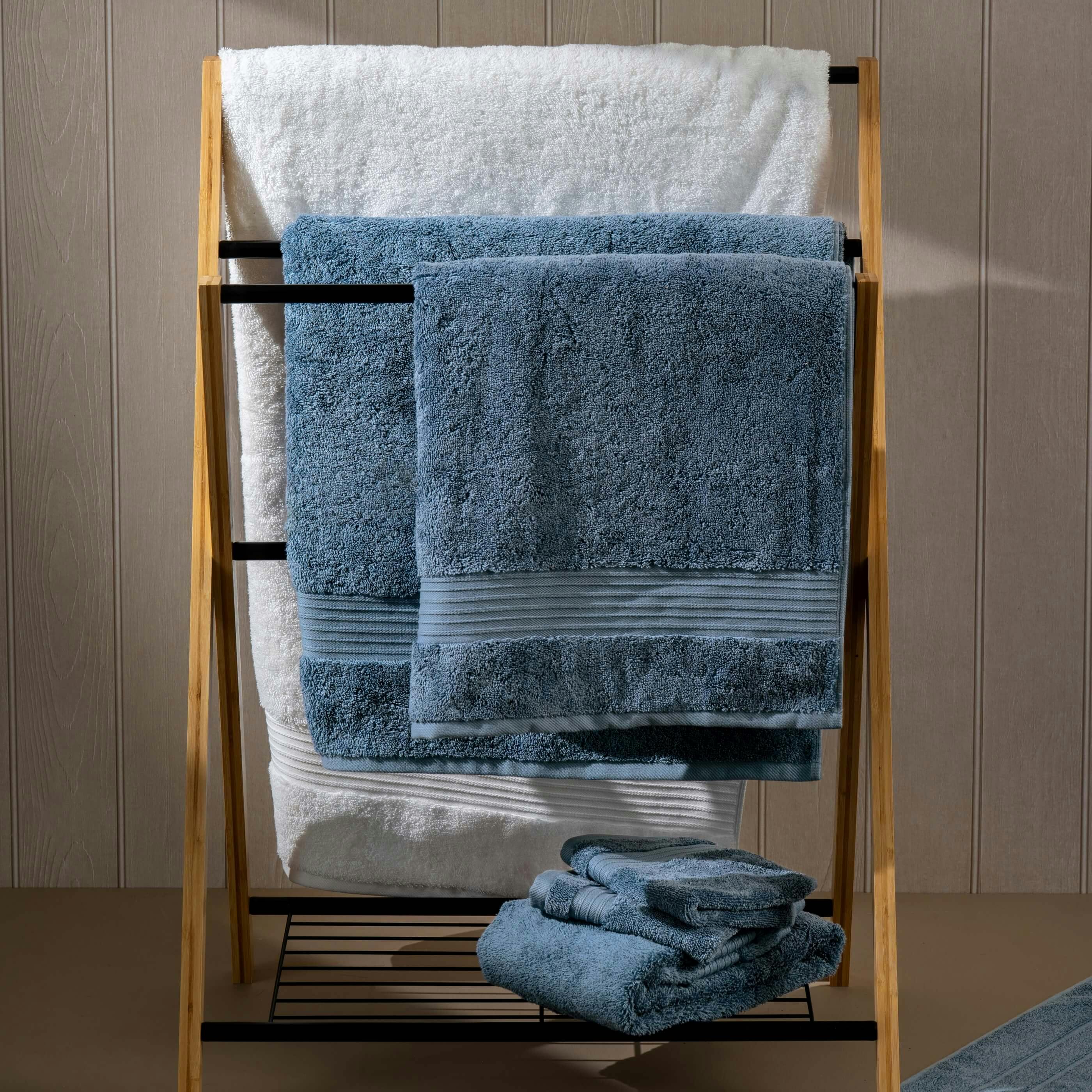 Rackhams White Egyptian Cotton Bath Sheet - Single - Jumbo Bath Sheet