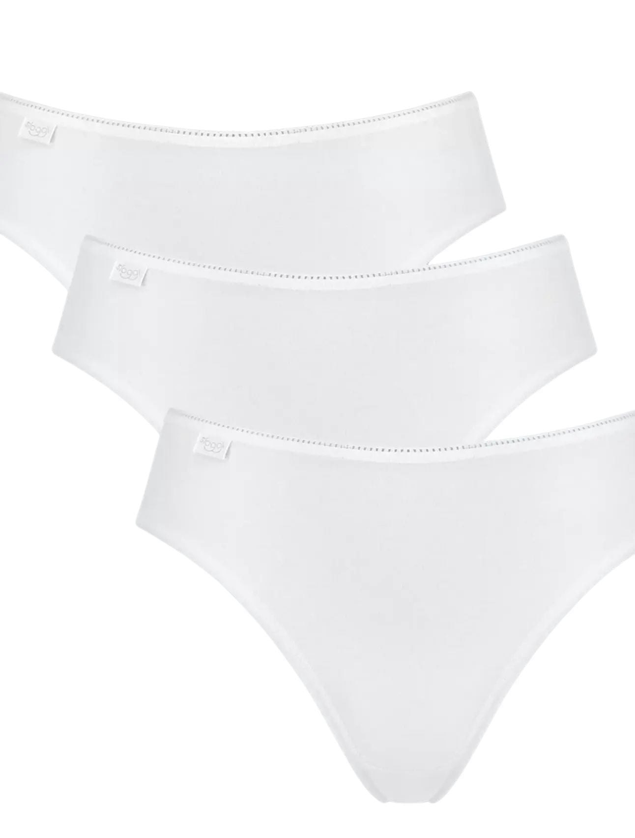 Sloggi Women's White 24/7 3-Pack Microfibre Tai Briefs, - 20