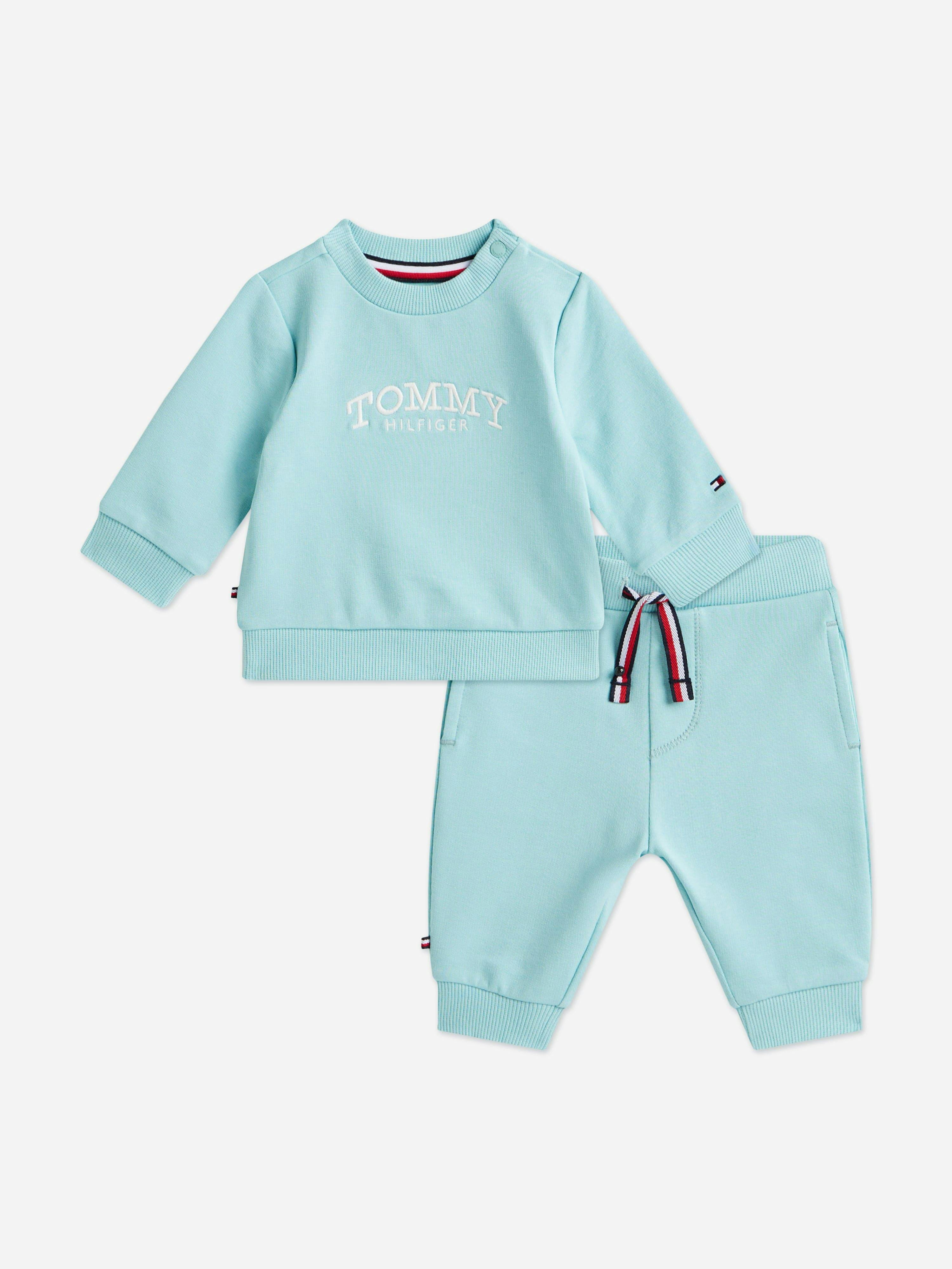 Tommy Hilfiger Men's Blue Baby Boys Monotype Tracksuit In - Navy - 18 Months