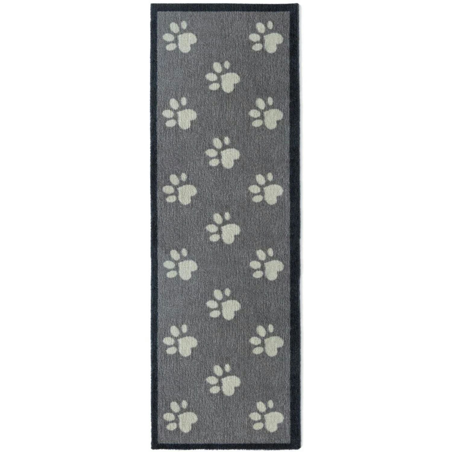 The Rugs Dog Themed Washable Big Paws Mat And Runner - 50X150 Cm