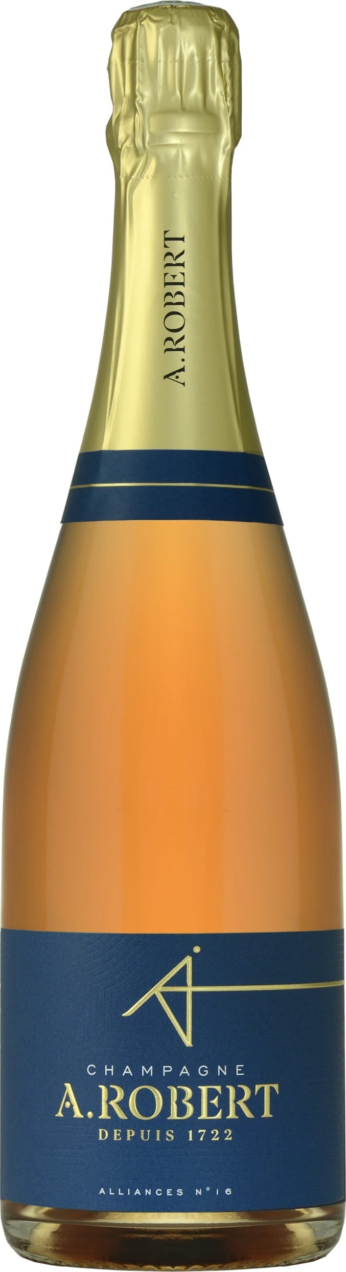 Various Wine Pink/Red/Cream Champagne A Robert Alliances Rose 75Cl Nv - Pack Of 6
